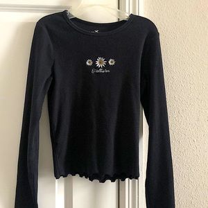 Hollister Long Sleeve with Daisies